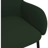  Jedilna stola 2 kosa temno zelen žamet, (20944863) | Shoptok.si