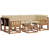  Set vanjskih sofa 7 kom. Prirodna i bež | shoptok.hr