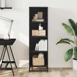 vidaXL Ormarić za knjige crni 40x35x139 cm od konstruiranog drva | shoptok.hr