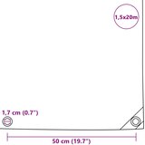 CERADA 650 g/m² 1,5 x 20 m zelena | Eponuda.ba