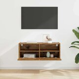 vidaXL TV stenska omara Star les 80 x 30 x 30 cm Konstruiran les | Shoptok.si