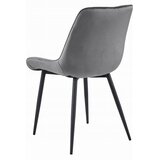  BERA stolica - tamno sivi baršun / crne noge x 4 | shoptok.hr