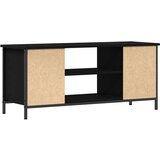  Crno-hrastov entertainment centar Crni hrast Konstruirano drvo metal | shoptok.hr