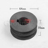 INORCO Polea de correa trapezoidal tipo A Polea de doble ranura Material de la polea Hierro fundido Diametro 50mm-100 Accesorios de herramientas elctricas, (21981563) Cene