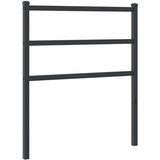  Kovinsko posteljno vzglavje črno 75 cm, (21142374) | Shoptok.si