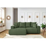Bobochic Paris Zelena baršunasti kutna garnitura Enjoy – | shoptok.hr