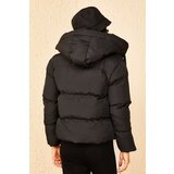 Bianco Lucci Women's Black Hooded Puffer Coat | Eponuda.ba