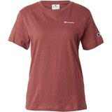 Champion Authentic Athletic Apparel Majica rjasto rjava / bela | Shoptok.si