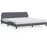  Okvir za krevet Dover tamnosivi 200x200 cm baršunasti | shoptok.hr