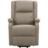  Masažni stol s funkcijo vstajanja taupe blago, (20939625) | Shoptok.si