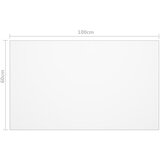  Zaštita za stol mat 100 x 60 cm 1,6 mm PVC | shoptok.hr