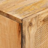  Highboard s pohranom Smeđa 90 x 33 x 75 cm Čvrsto drvo manga | shoptok.hr