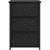  Noćni ormar Crni hrast 40 x 36 x 60 cm Čvrsto drvo iz reciklaže | Eponuda.com