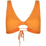 Trendyol Bikini Top - Orange - Plain Cene