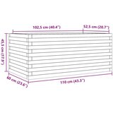  Vrtna sadilica 110x60x45 5 cm od masivnog drva duglazije | shoptok.hr