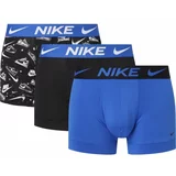 Nike DRI-FIT ES MICR TRUNK 3PK Muške bokserice, plava, veličina