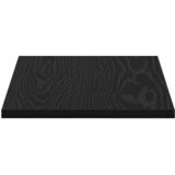 Police za knjige 4 pcs Crna 40 x 30 x 1,5 cm Konstruirano drvo | shoptok.hr