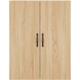  Visoka komoda hrasta sonome 69,5x34x180cm od konstruiranog drva Slike