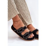 Boto Women's Sandals With Buckles And Decorative Stitching Black Visley | shoptok.hr
