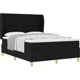  Krevet s opruga kutije s uzglavljem Crna 200 x 140 cm tkanina | shoptok.hr