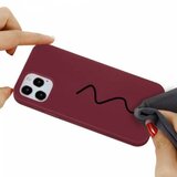 Nillkin liquid silikonski ovitek za iphone 13 pro max - bordo rdeč | Shoptok.si