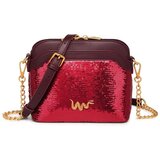 Vuch Crossbody torba Fossy Sequin Mini Wine, 17 x 20 cm Slike