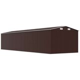  Vrtno spremište smeđe 257 x 779 x 181 cm od pocinčanog čelika | shoptok.hr