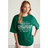 GRIMELANGE T-Shirt - Green - Oversize