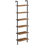 Songmics Knjižna omara 6 polic 60x30x204,8 cm rjava, (5000250095) Cene