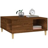  Stolić za kavu smeđi hrast 80x80x36,5 cm konstruirano drvo | shoptok.hr