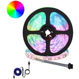  LED traka 12 kom. Crna i prozirna Bakar i plastika - 510 cm 12 LED traka (s PU gumom) | shoptok.hr
