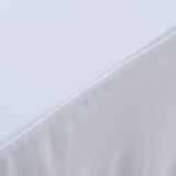  Rastezljive navlake za stol 2 kom duge 243 x 76 x 74 cm bijele | Eponuda.ba
