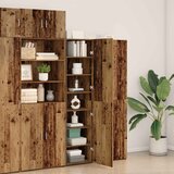  Highboard 2 pcs Staro drvo 50 x 42,5 x 185 cm | shoptok.hr