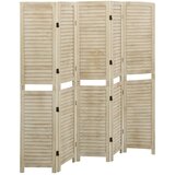 vidaXL Paravan 5-delni 175x165 cm trden les pavlovnije Cene