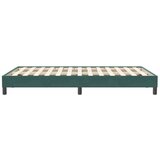  posteljni okvir brez vzmetnice temno zelena 120x210 cm žamet, (21829083) | Shoptok.si