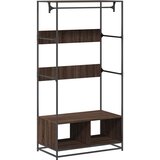  Ormar boja smeđeg hrasta 90x50x180 cm konstruirano drvo | Shoptok.si