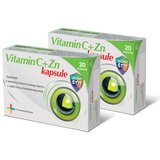 Pharmanova vitamin c + cink 20 kapsule 1+1 gratis Cene