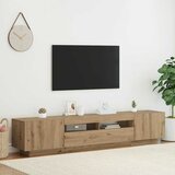 TV ormarić LED boja hrasta 200x35x40 cm konstruirano drvo | shoptok.hr