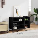 Ormarić za cipele crni 90x38x61,5 cm od konstruiranog drva | shoptok.hr