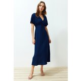 Trendyol Navy Blue Woven Dress Cene