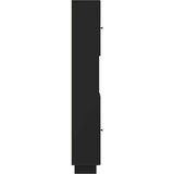  Kupaonski ormar s otvorenom policom EDE Crna 30 x 31 x 190 cm | shoptok.hr