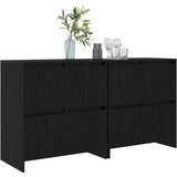  Komode 2 pcs Crni hrast 70 x 41 x 75 cm Konstruirano drvo | Eponuda.ba