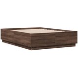  Okvir za krevet smeđi hrast 135x190 cm konstruirano drvo | Eponuda.ba