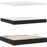  s od storage s uzglavljem Crna 200 x 200 cm Baršun | shoptok.hr