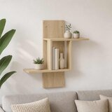  Polica na zidu Hrast sonoma 59 x 17 x 63 cm Konstruirano drvo | shoptok.hr