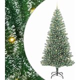 vidaXL Umjetno božično drevo s snežno obloženimi vejicami in LED lučko | Shoptok.si