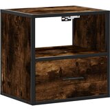 vidaXL Zidni noćni ormarići 2 kom dimljeni hrast 40x31x39,5 cm | shoptok.hr