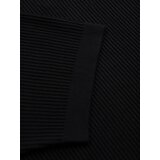 Ombre Men's buttonless polo shirt with open collar - black | shoptok.hr