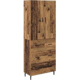  Highboard s ladicama 2 pcs Staro drvo Inženjerska drva i staklo | shoptok.hr