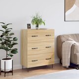 The Living Store Komoda sonoma hrast 69,5x34x90 cm inženirski les - Komoda, (21663413) | Shoptok.si